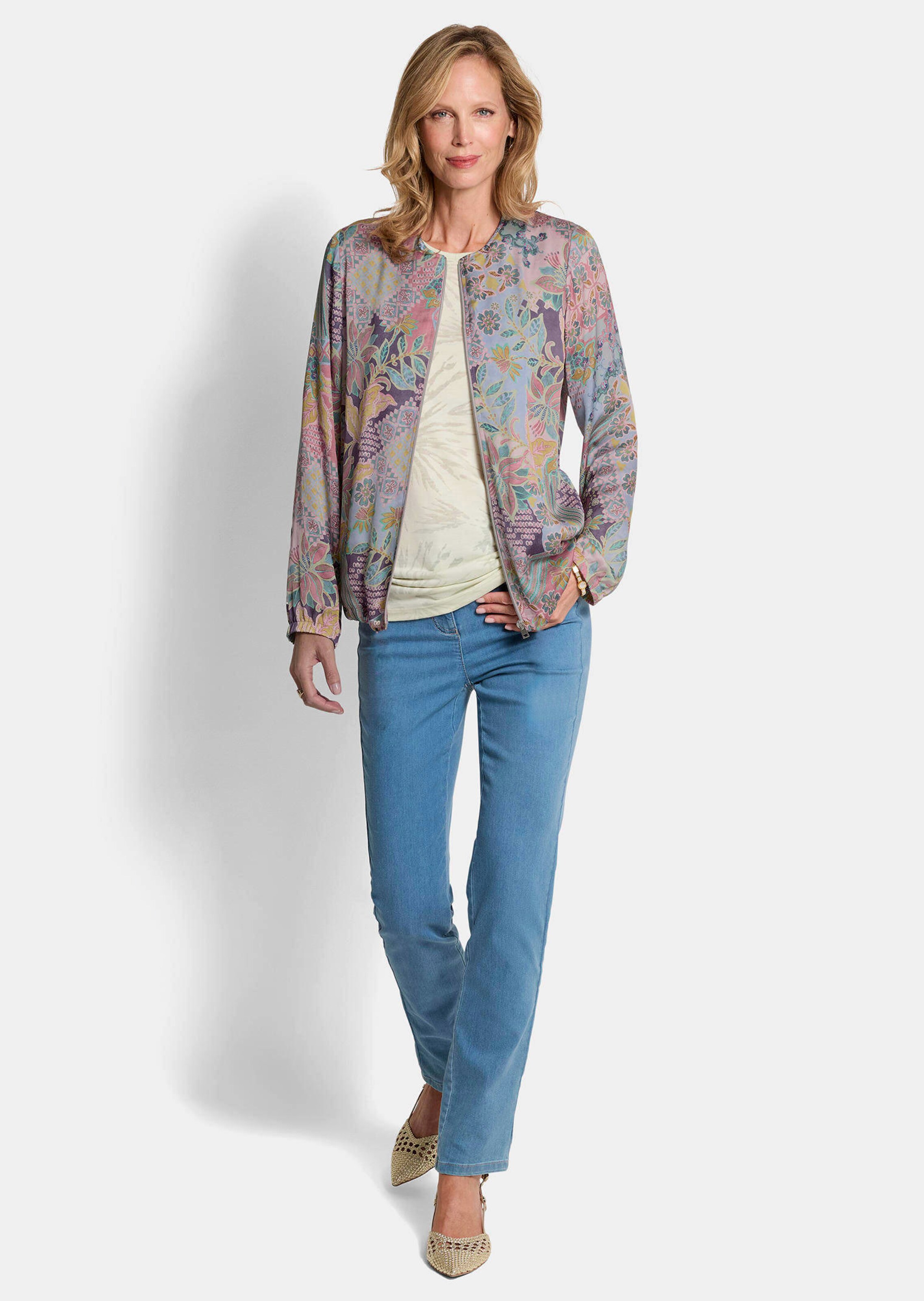 Lichte blouson van viscose-satijn thumbnail 2