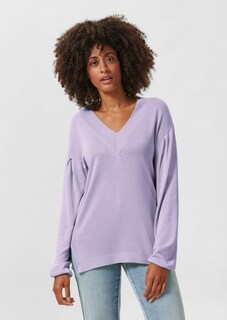 Oversized-Pullover mit V-Ausschnitt thumbnail 2