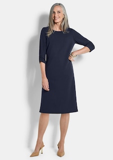 Elegantes Kleid mit gerafften Ärmeln thumbnail 1