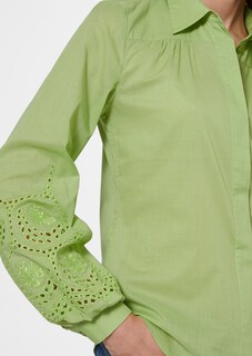 Hemdbluse mit Stickerei-Akzenten thumbnail 6