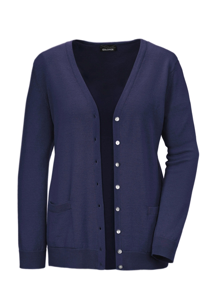 Strickjacke aus reiner Merinowolle
