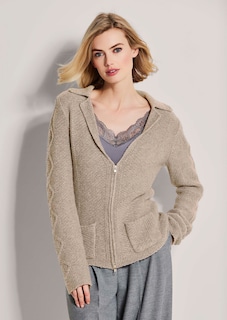 Knitted cashmere blazer thumbnail 2