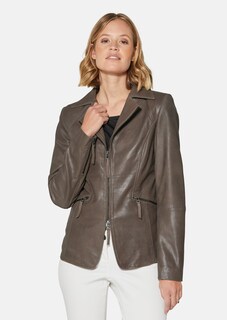Veste. Cuir nappa d'agneau thumbnail 2