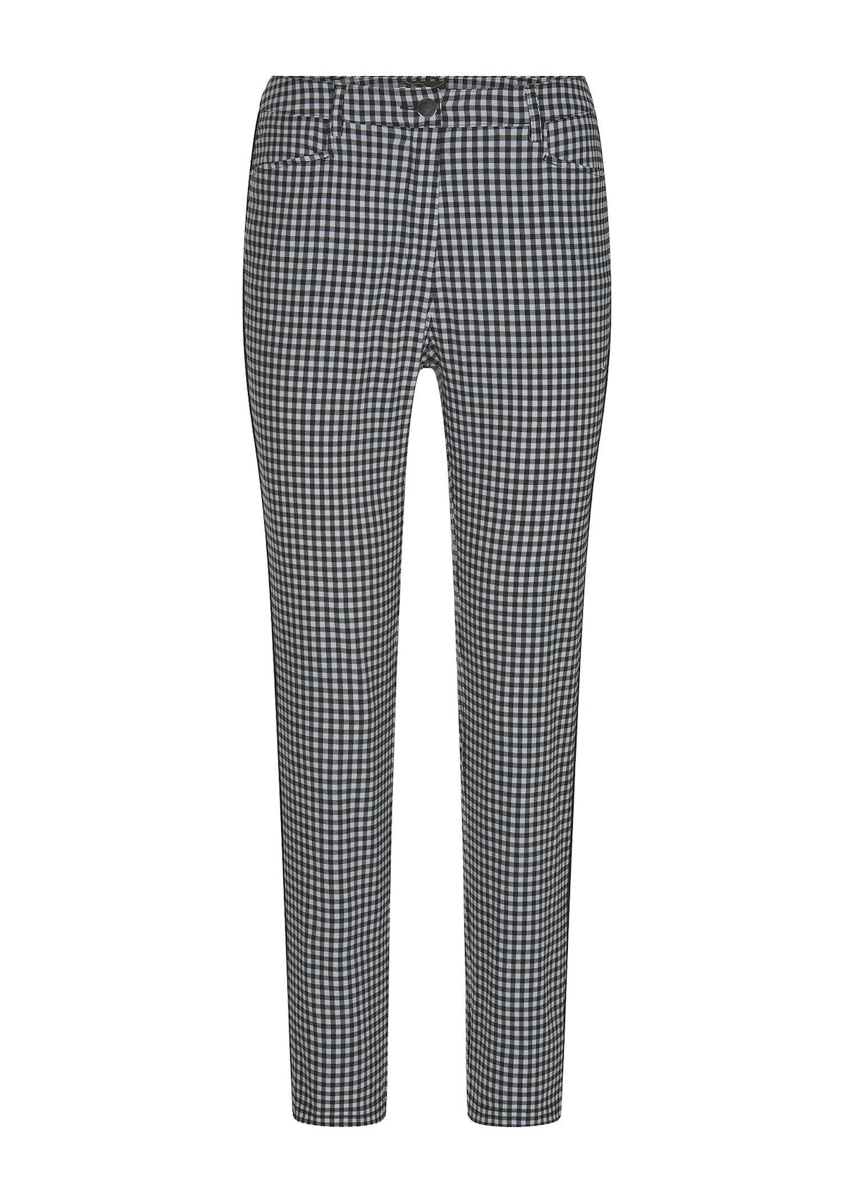 Pantalon LOUISA à motif Vichy en Seersucker