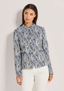 Jacquard-Blazer mit Glanz-Effekten thumbnail 2