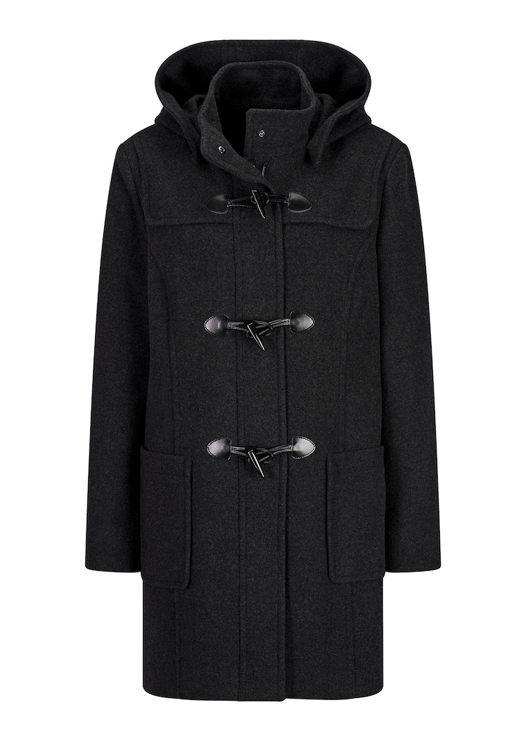 Klassischer Dufflecoat aus feinster Wolle-Mischung