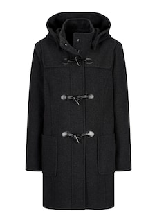 Klassieke duffelse coat van de fijnste mix met wol thumbnail 6