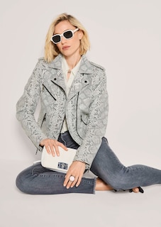 Veste. Cuir velours de chèvre thumbnail 5