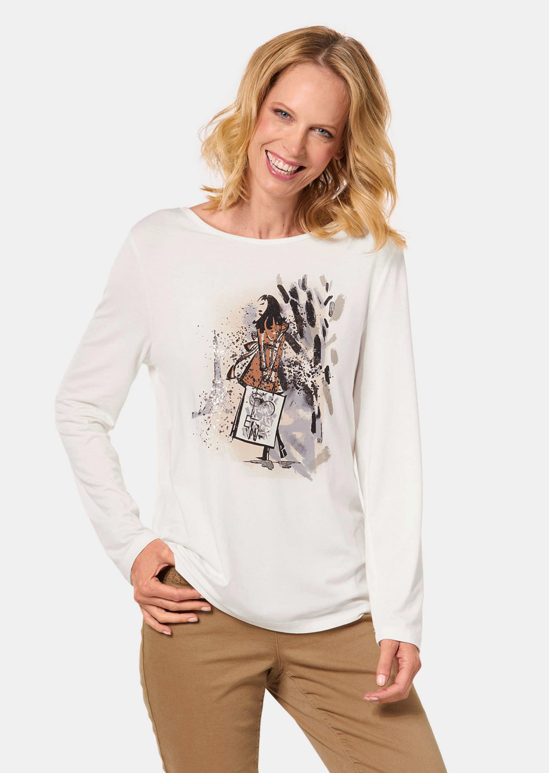 Trageangenehmes Shirt mit Frontmotiv