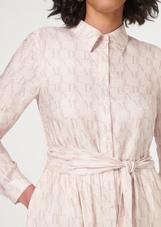 Bedrucktes Hemdblusenkleid mit Gürtel thumbnail 6