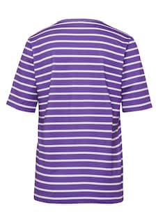 T-shirt rayé en douce maille interlock thumbnail 7