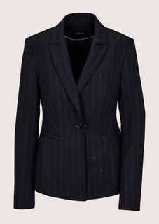 Blazer à rayures avec paillettes thumbnail 7