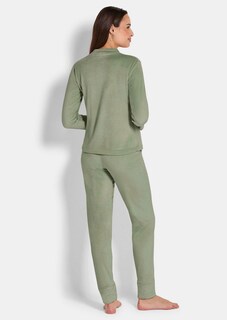 Hausanzug aus samtigem Micro-Fleece thumbnail 3