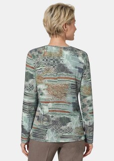 T-shirt en tricot imprimé thumbnail 3