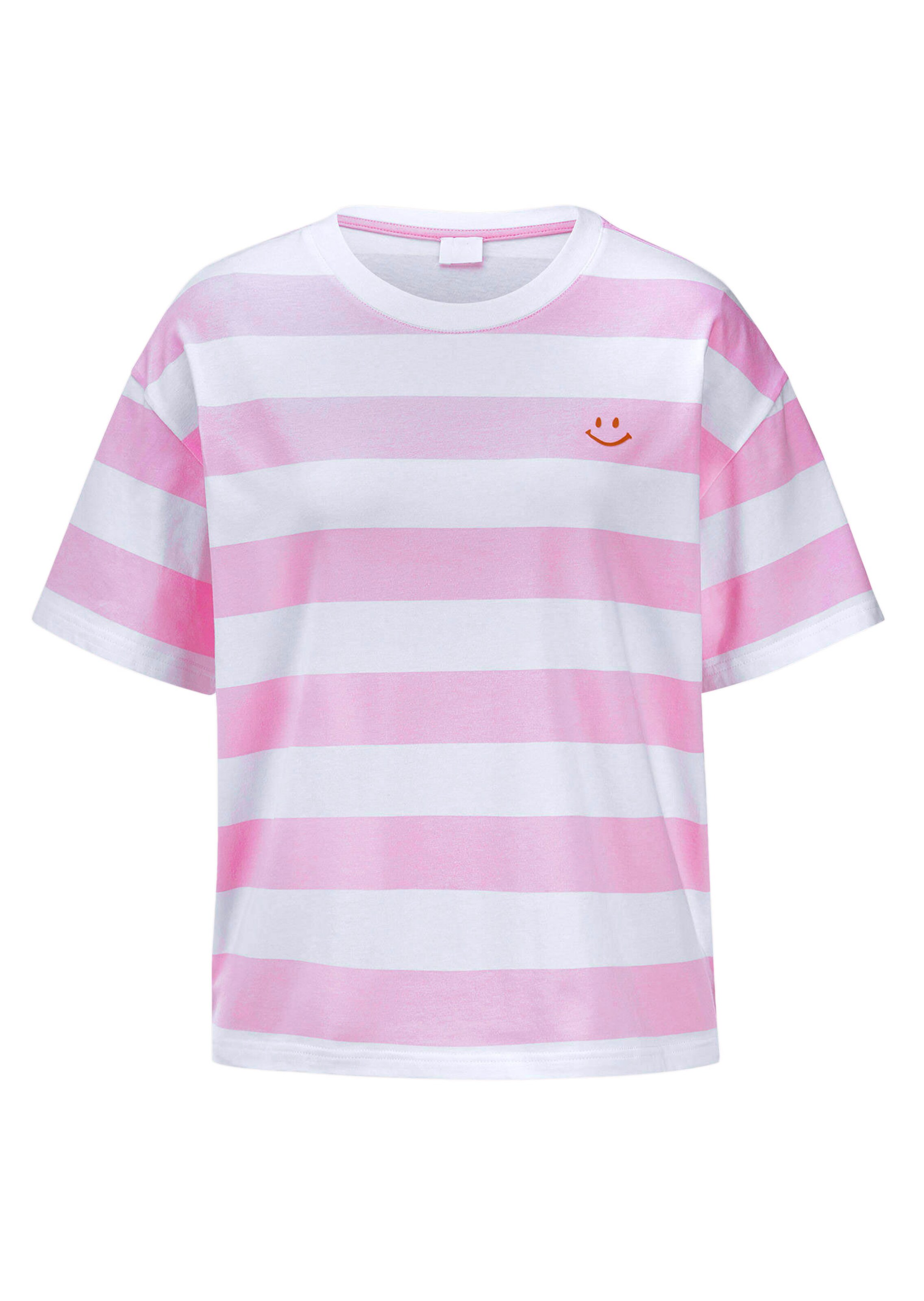 Streifenshirt aus Baumwoll-Jersey