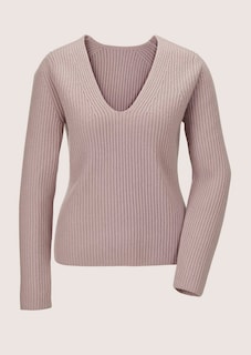 Pull en cachemire à col en V thumbnail 7