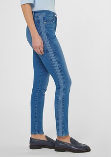 Jean stretch coupe skinny Fit avec ornement décoratif côtés thumbnail 5