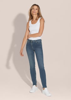 Tight jeans with gathering thumbnail 3