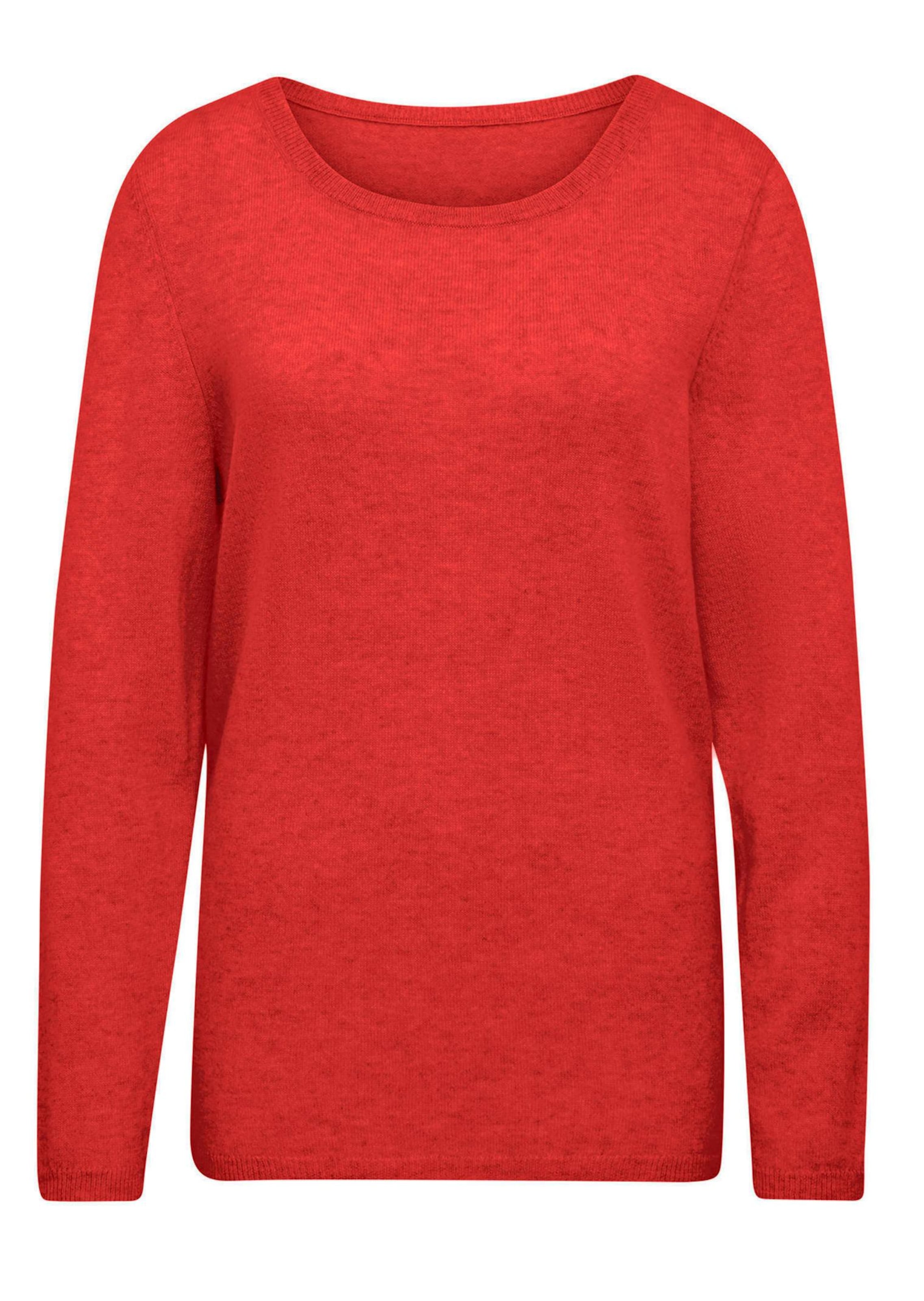 Pullover van kasjmier met boothals