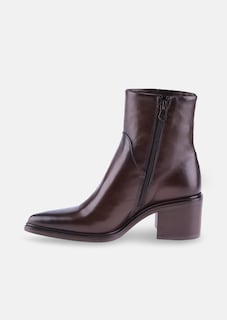 Klassische Stiefeletten aus Leder thumbnail 3