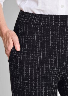 Pantalon en jersey VERA, aspect tweed thumbnail 5