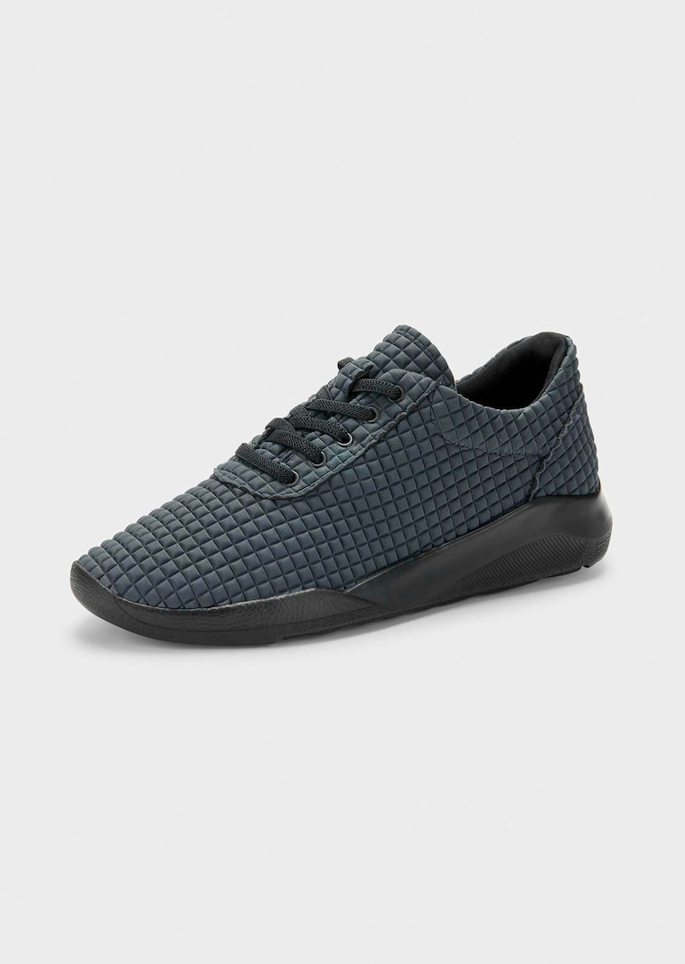 Komfort-Sneaker in Waffel-Optik