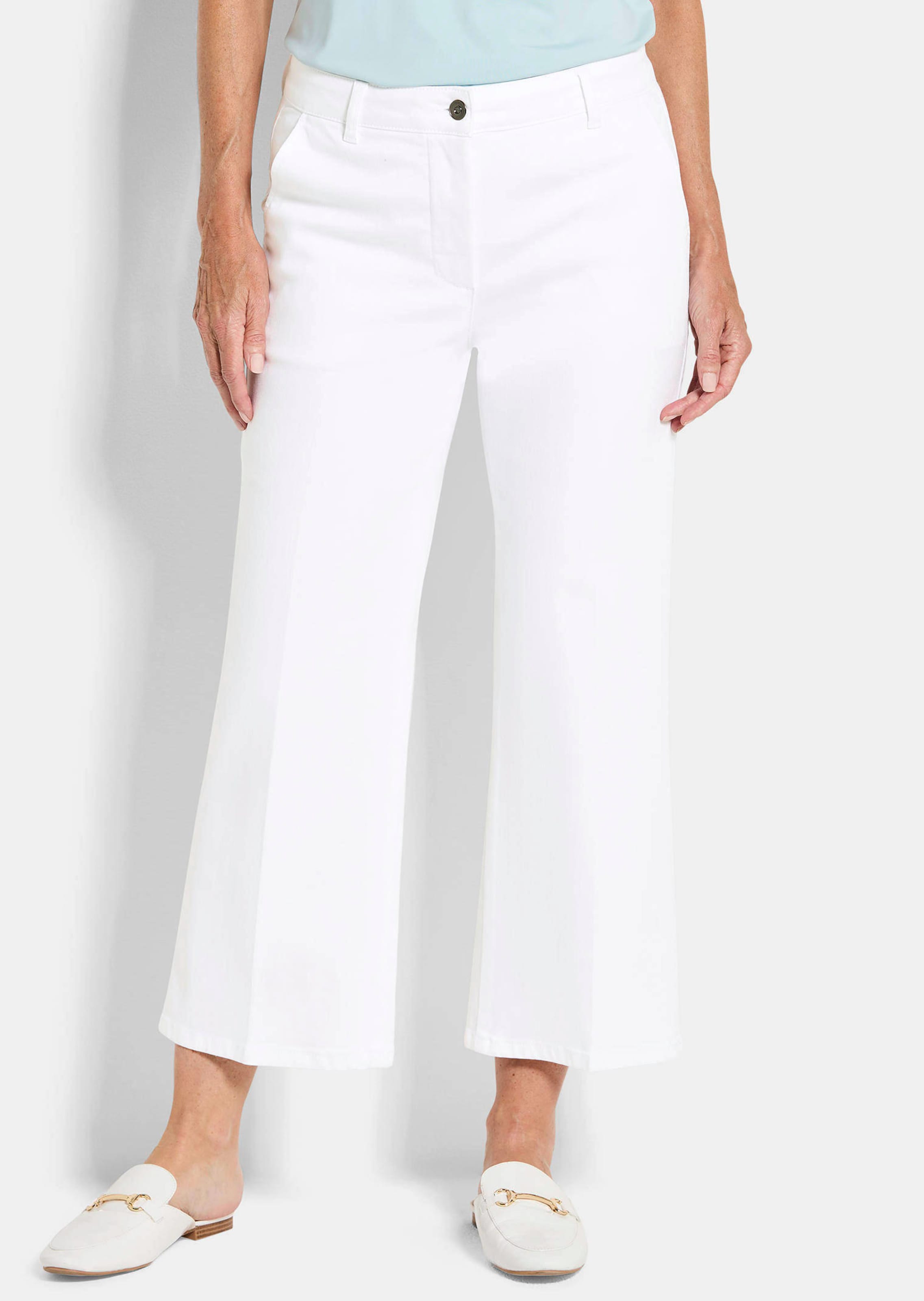 Jeans-Culotte VERA mit Bügelfalten