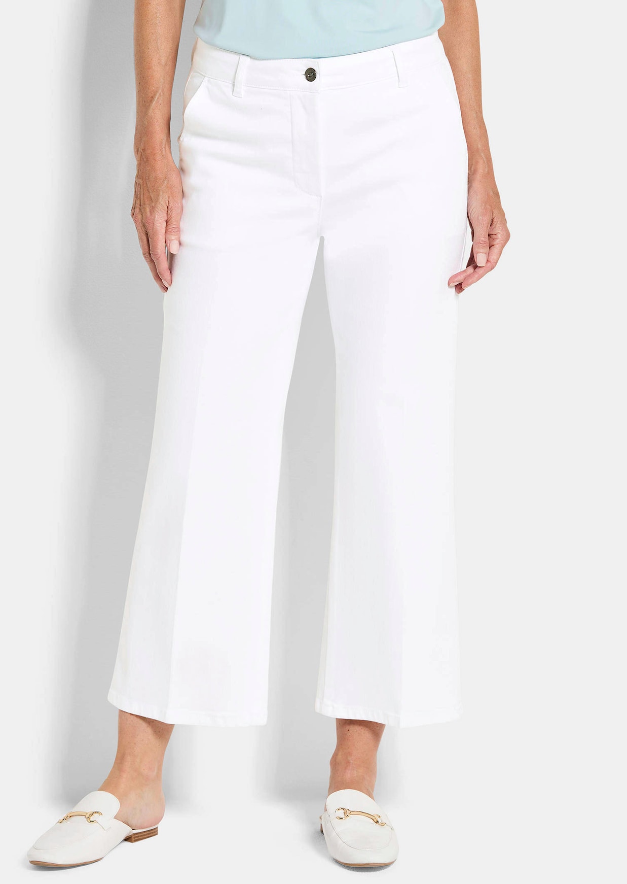 Jeans-Culotte VERA mit Bügelfalten