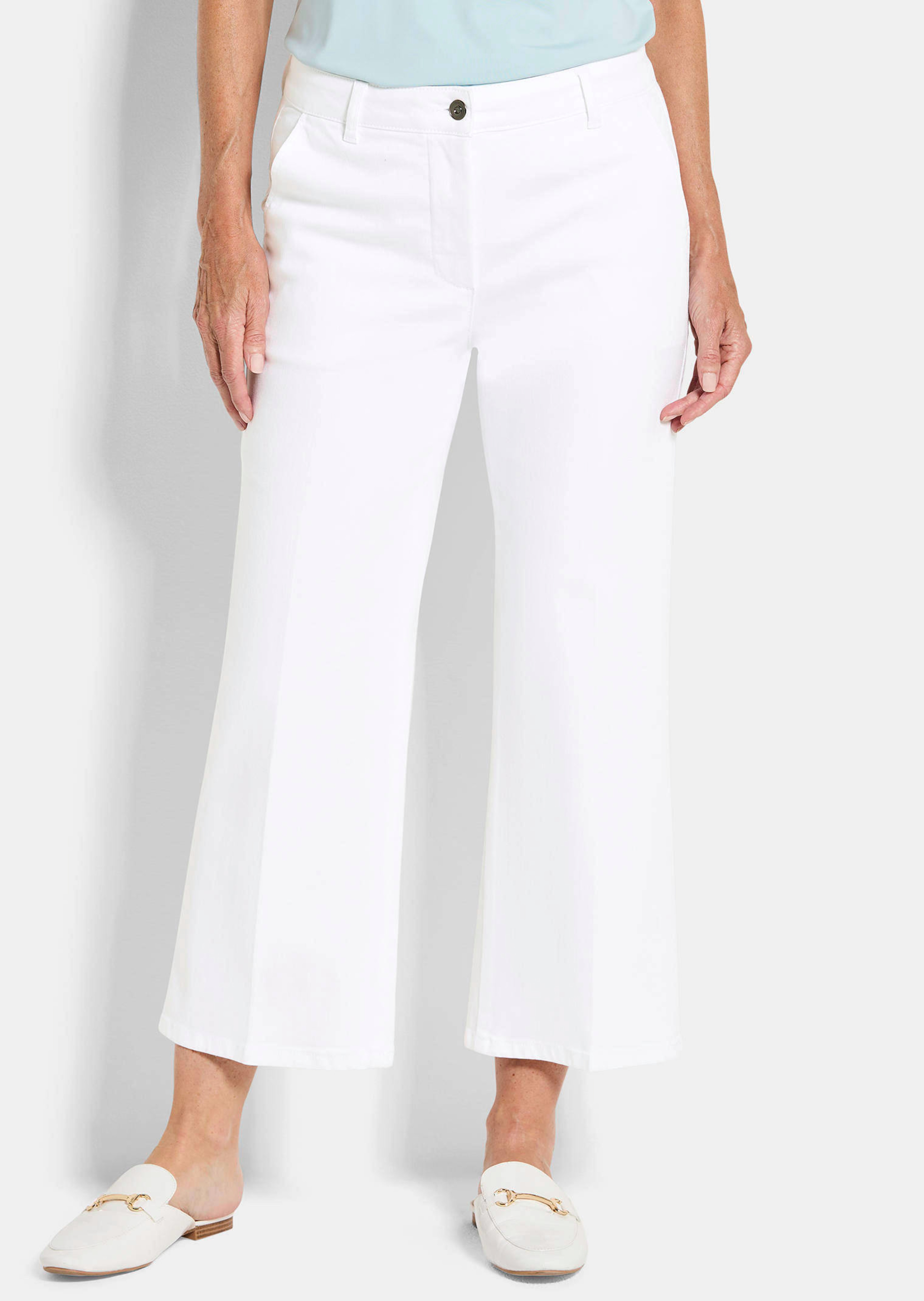 Jeans-Culotte VERA mit Bügelfalten