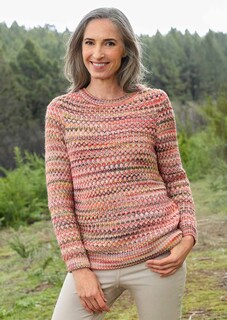Pull en tricot multicolore thumbnail 7