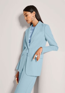 Blazer mit Reverskragen in leicht verlängerter Form thumbnail 5