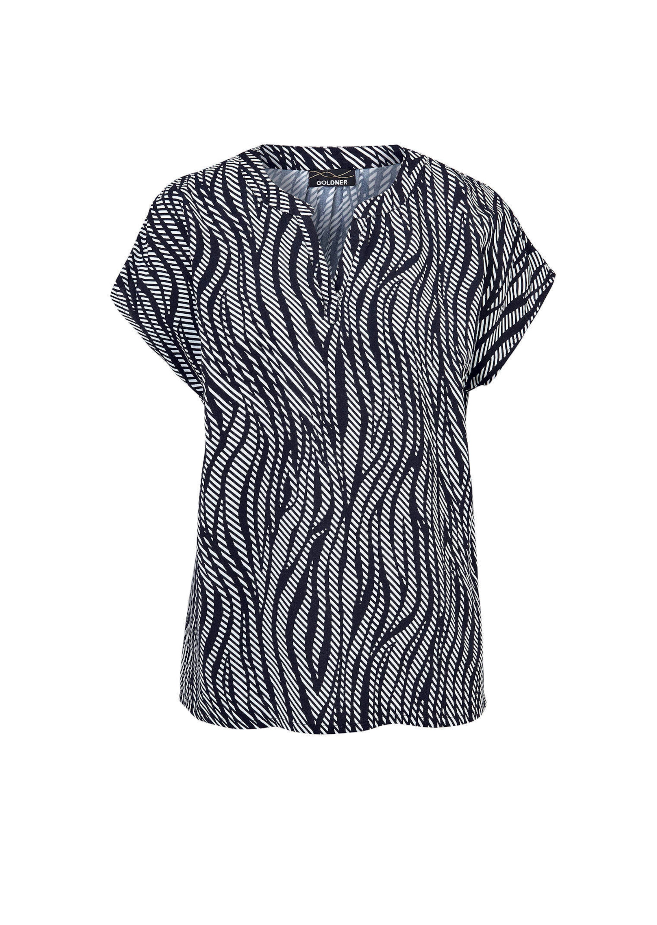 Bluse mit Tunika Ausschnitt