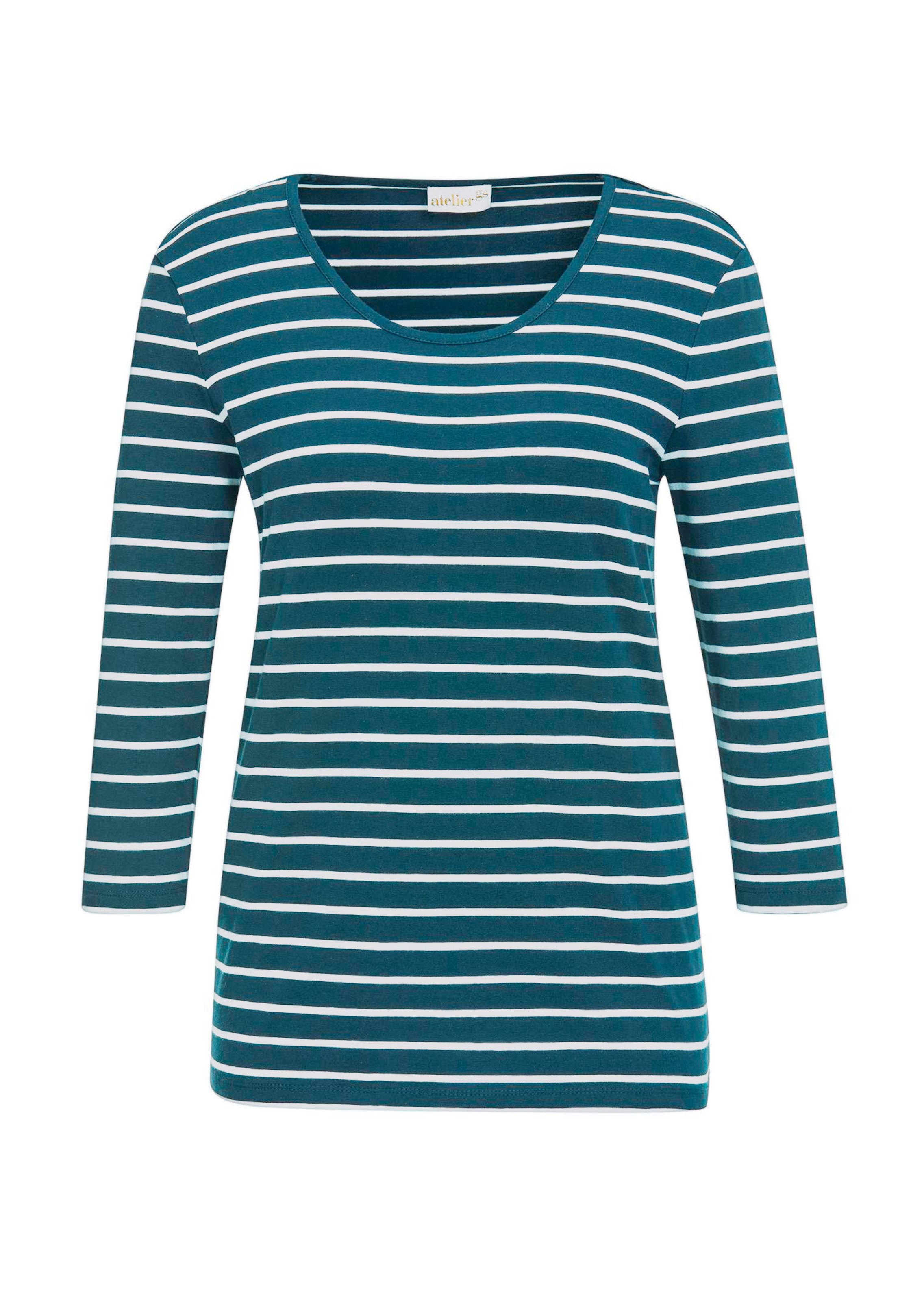 T-shirt à rayures multicolores