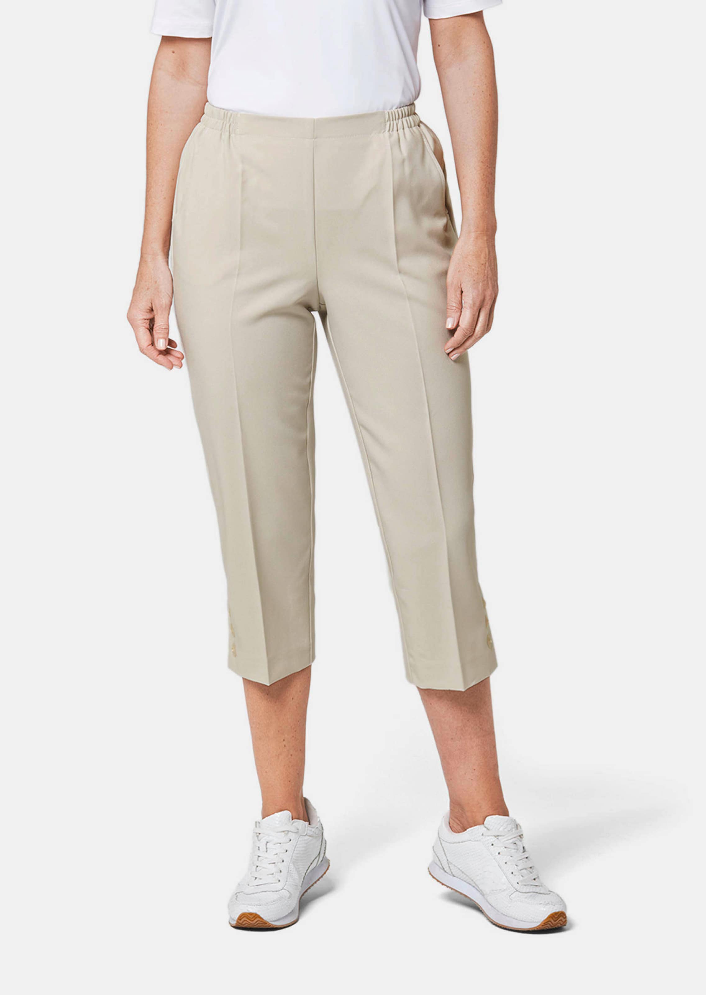 Caprihose mit Schlupfbund