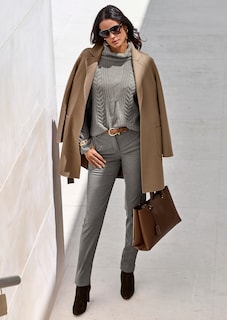 Pantalon stretch coupe ajustée thumbnail 1