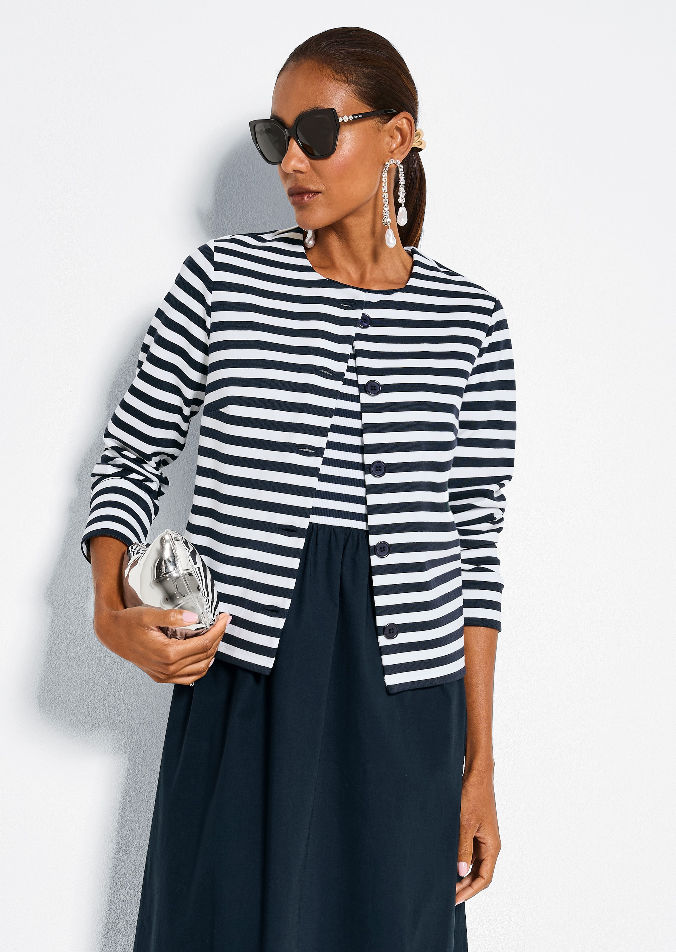 Maritime Streifenjacke