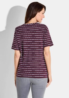 Jersey-Shirt mit Streifenmuster thumbnail 2