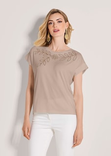 T-shirt avec motif en sequins thumbnail 2