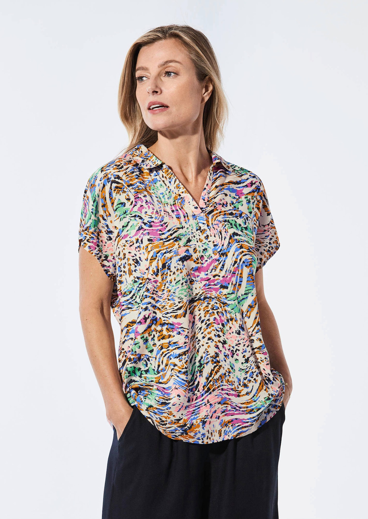 Druckbluse