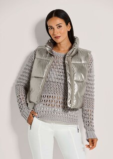 Gilet matelassé court style métallisé thumbnail 2