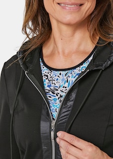 bequeme Freizeitjacke mit Kapuze thumbnail 5