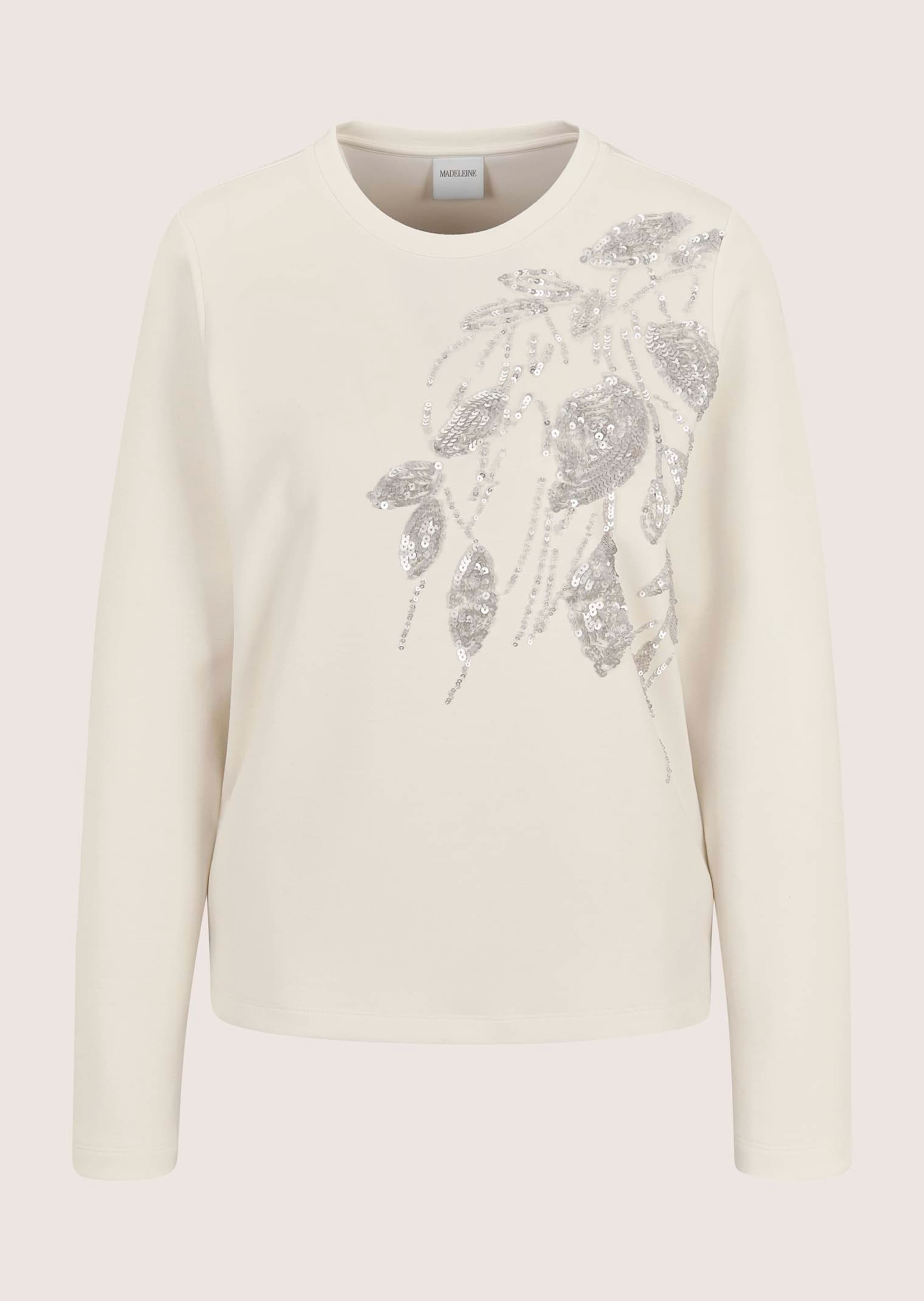 Sweatshirt met paillettenborduursel