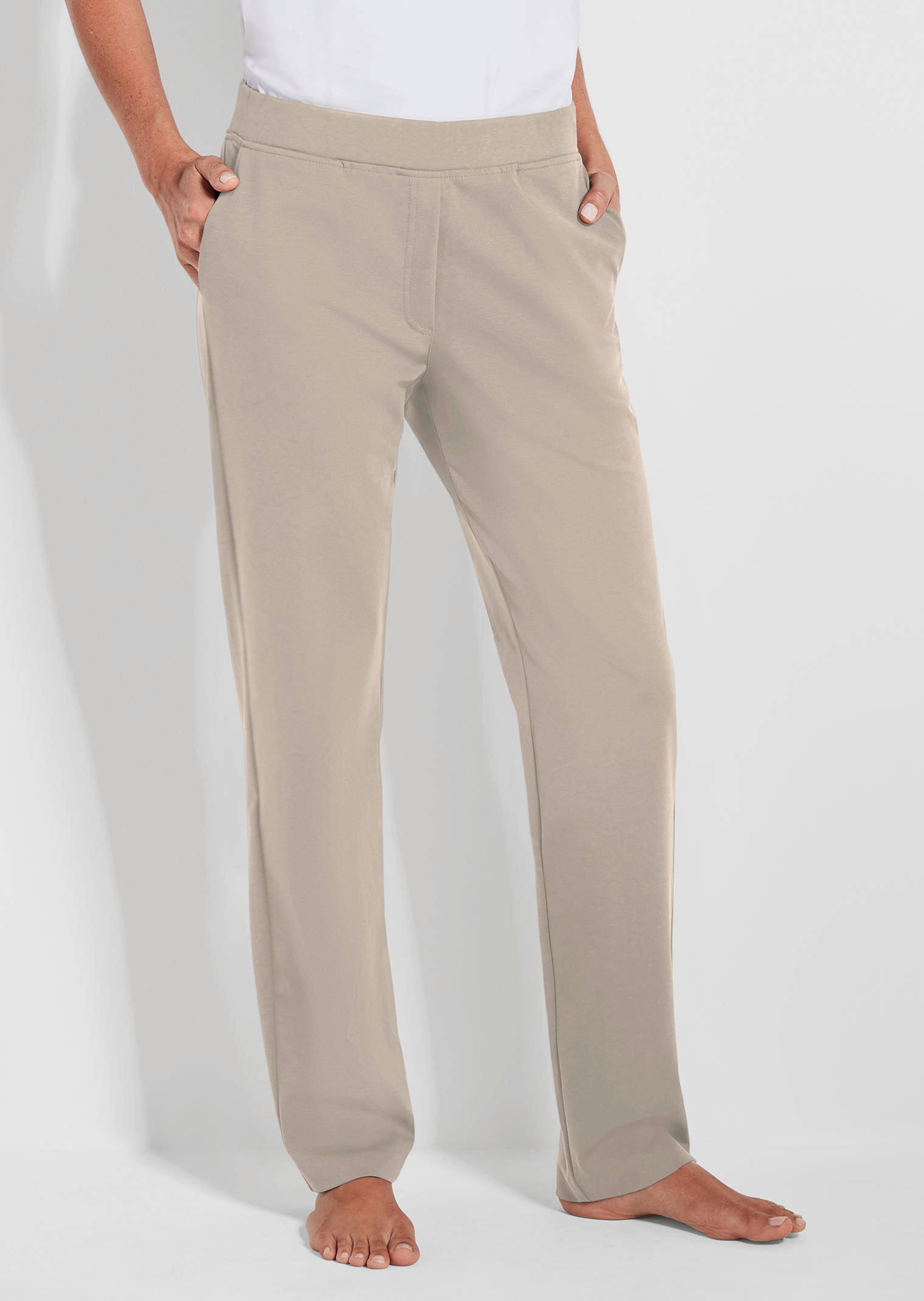 Pantalon de loisirs confortable avec taille élastiquée et poches