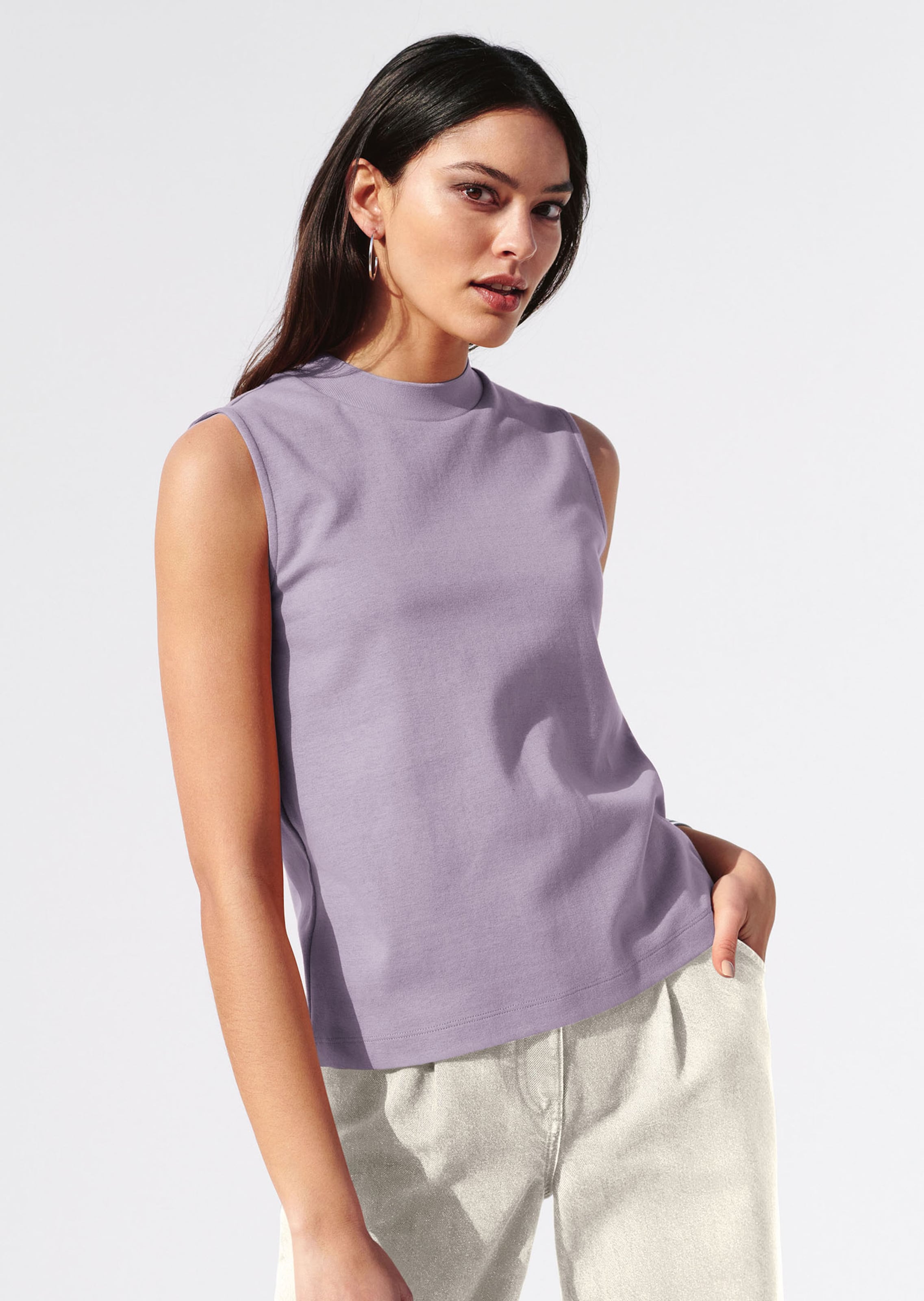 Top in Sweatshirt-Qualität