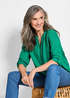 Blouse van pure viscose thumbnail 4