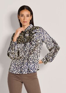 Viscose blouse met luipaardprint thumbnail 2