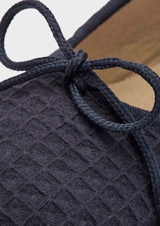 Pantoufles ballerines en coton thumbnail 3