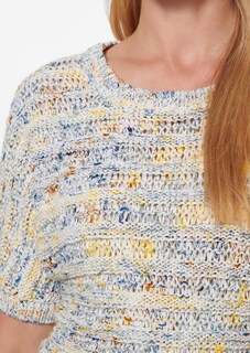 Bändchenpullover mit kurzen Ärmeln thumbnail 6