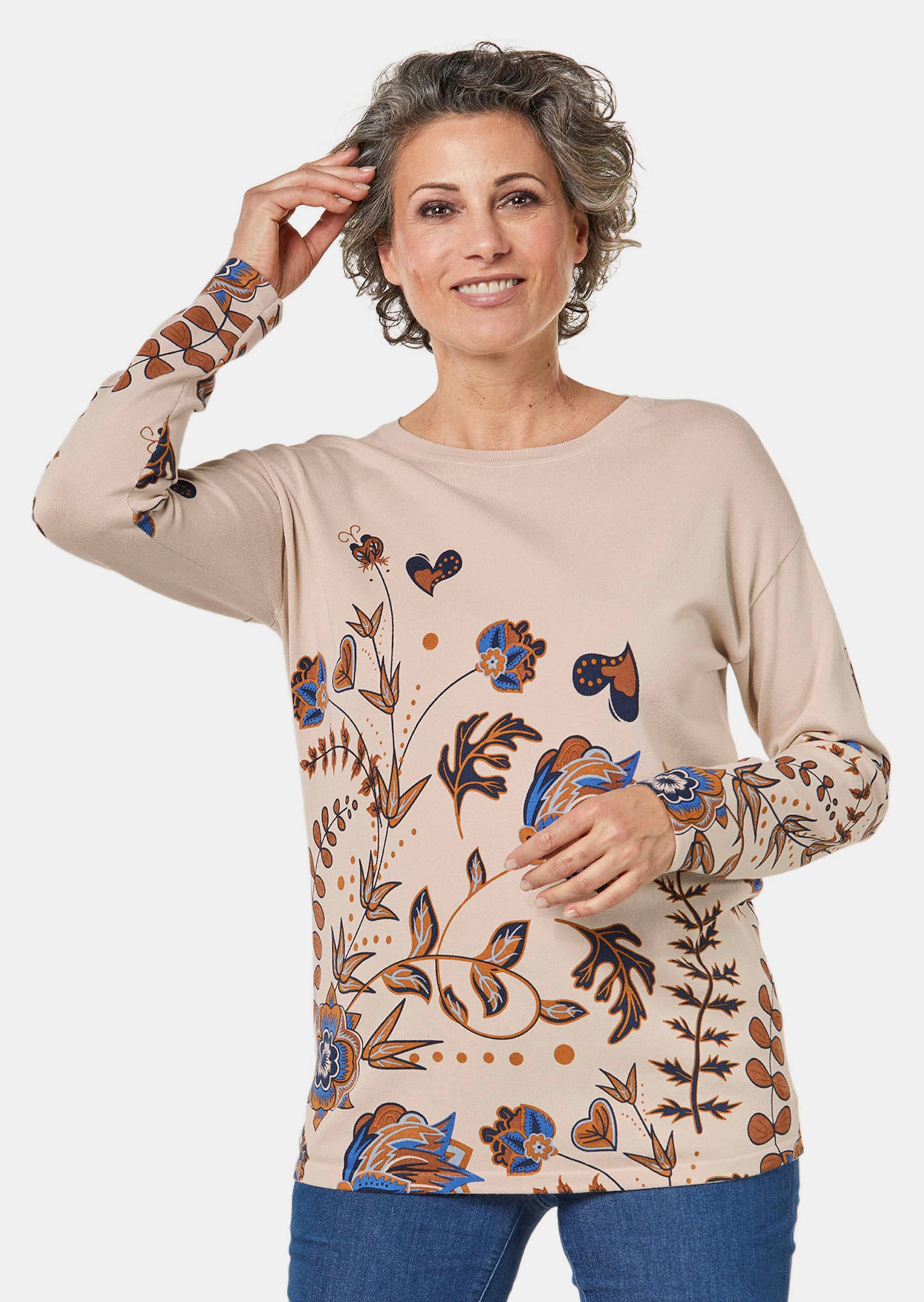 Trageangenehmer Druckpullover