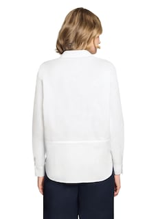Lange overhemdblouse met glittersteentjes thumbnail 3